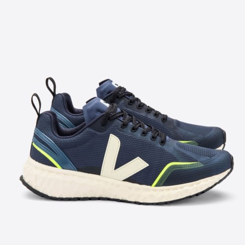 Veja Condor Mesh Mens Trainers Navy UK 89475